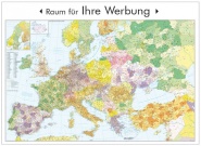 Straßen- und Postleitzahlenkarte Europa