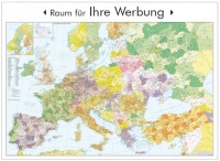  Stra�en- und Postleitzahlenkarte Europa 