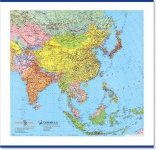  Wandkarte Asien 