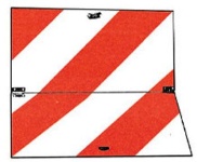  Nachtwarntafel, klappbar 