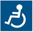 Behinderten-Transport Magnetschild