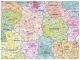 Postleitzahlenkarte Frankreich