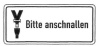 Aufkleber Sicherheitsgurt