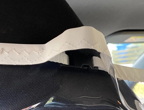 Trennwand-Schutz aus Segelfolie