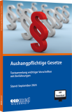 Aushangpflichtige Gesetze