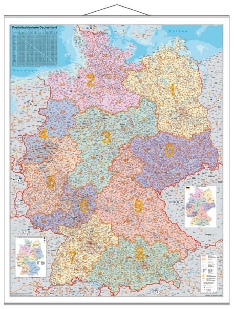 Postleitzahlenkarte Deutschland