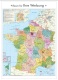 Postleitzahlenkarte Frankreich