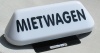 Universal MIETWAGEN-Dachzeichen