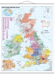 Postleitzahlenkarte Großbritannien