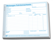 Fahrtennachweis Mietwagen